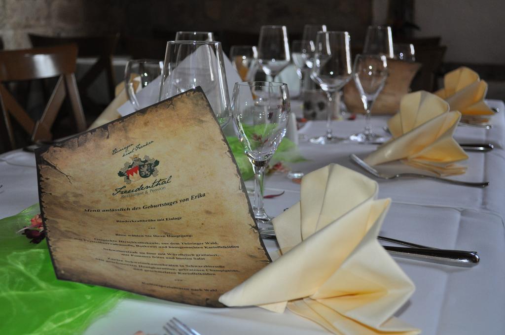 Restaurant & Pension Freudenthal Wandersleben Ngoại thất bức ảnh